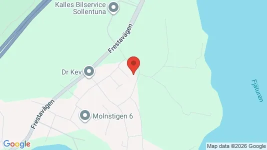 Lägenheter att hyra i Sollentuna - kort over placeringen