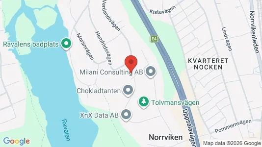 Lägenheter att hyra i Sollentuna - kort over placeringen