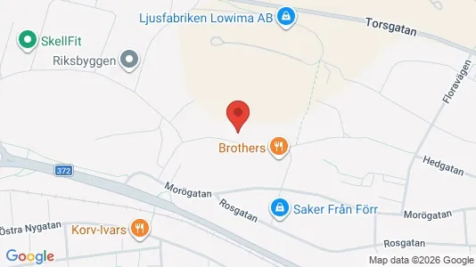 Bostadsrätter till salu i Skellefteå - kort over placeringen