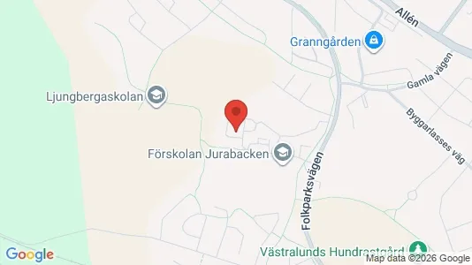 Bostadsrätter till salu i Västervik - kort over placeringen