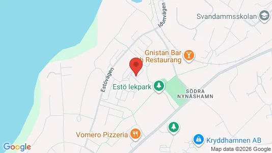 Lägenheter att hyra i Nynäshamn - kort over placeringen