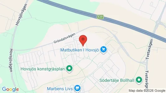 Lägenheter att hyra i Södertälje - kort over placeringen