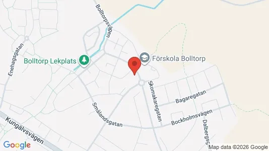 Bostadsrätter till salu i Alingsås - kort over placeringen