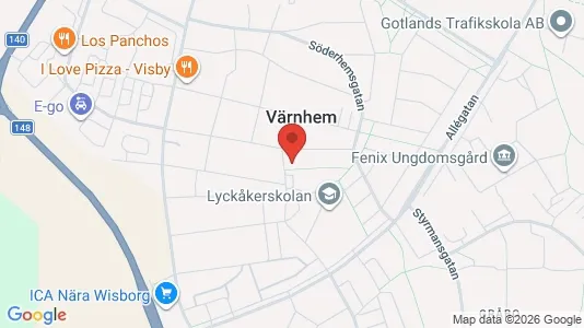 Lägenheter att hyra i Gotland - kort over placeringen