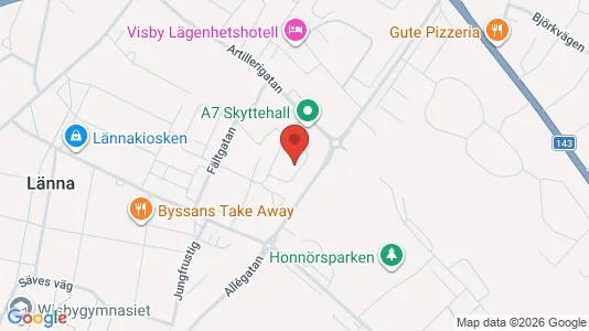 Lägenheter att hyra i Gotland - kort over placeringen