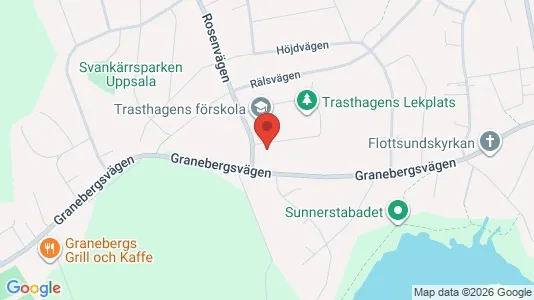Lägenheter att hyra i Uppsala - kort over placeringen