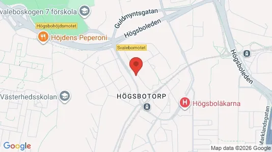 Lägenheter att hyra i Majorna-Linné - kort over placeringen