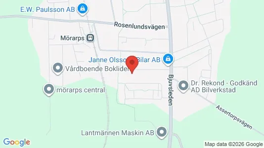 Lägenheter att hyra i Helsingborg - kort over placeringen