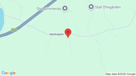 Lägenheter att hyra i Alingsås - kort over placeringen