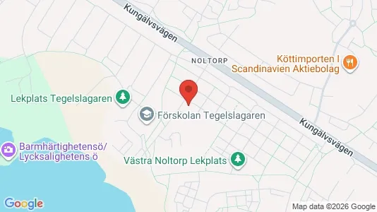 Lägenheter att hyra i Alingsås - kort over placeringen