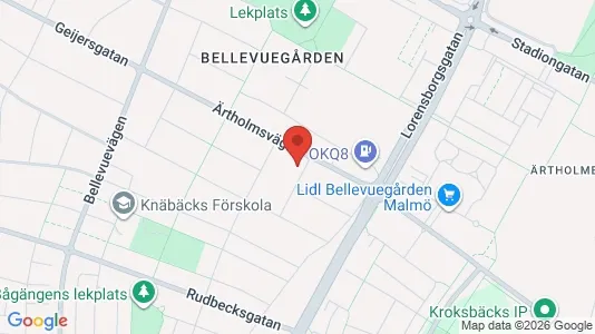 Lägenheter att hyra i Limhamn/Bunkeflo - kort over placeringen