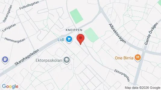 Lägenheter att hyra i Norrköping - kort over placeringen