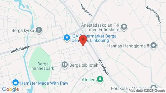 Lägenheter att hyra i Linköping - kort over placeringen