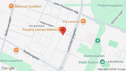 Lägenheter att hyra i Malmö Centrum - kort over placeringen