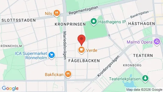 Bostadsrätter till salu i Malmö Centrum - kort over placeringen