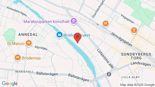 Lägenheter att hyra i Sundbyberg - kort over placeringen