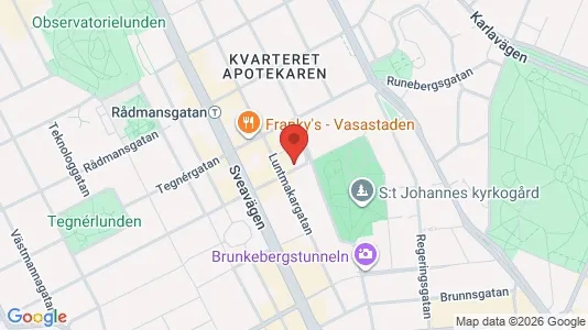Lägenheter att hyra i Stockholm Innerstad - kort over placeringen