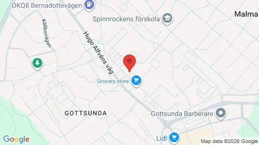 Rum att hyra i Uppsala - kort over placeringen