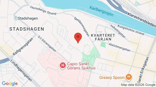 Lägenheter till salu i Kungsholmen - kort over placeringen