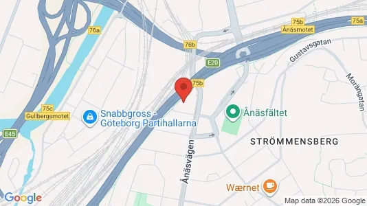 Lägenheter till salu i Örgryte-Härlanda - kort over placeringen
