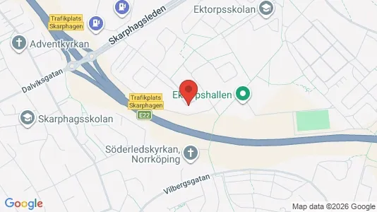 Lägenheter att hyra i Norrköping - kort over placeringen