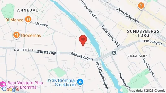 Bostadsrätter till salu i Västerort - kort over placeringen