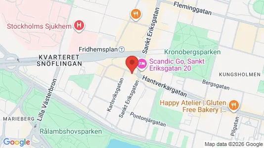 Lägenheter till salu i Kungsholmen - kort over placeringen