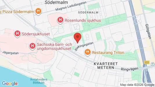 Lägenheter till salu i Södermalm - kort over placeringen
