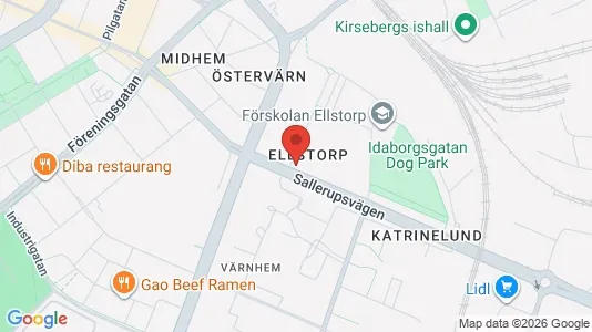 Lägenheter till salu i Malmö Centrum - kort over placeringen