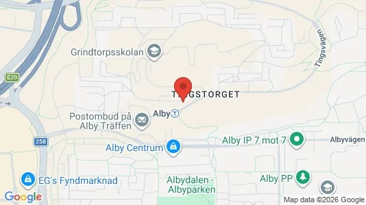 Lägenheter att hyra i Botkyrka - kort over placeringen