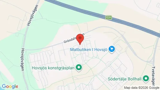 Lägenheter att hyra i Södertälje - kort over placeringen