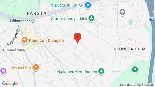 Lägenheter att hyra i Söderort - kort over placeringen