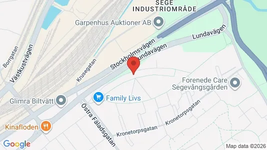 Lägenheter att hyra i Malmö Centrum - kort over placeringen