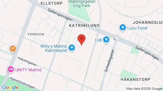 Lägenheter att hyra i Malmö Centrum - kort over placeringen