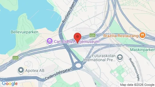 Lägenheter att hyra i Östermalm - kort over placeringen