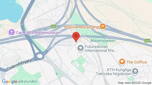 Lägenheter att hyra i Östermalm - kort over placeringen