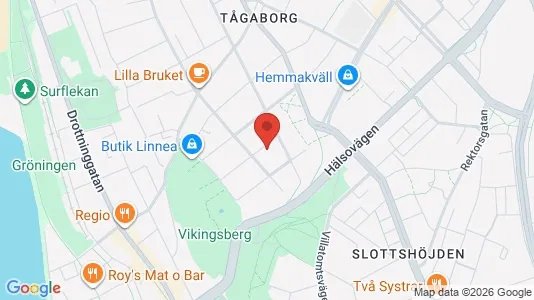 Lägenheter till salu i Helsingborg - kort over placeringen