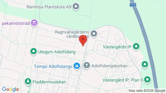 Lägenheter till salu i Helsingborg - kort over placeringen