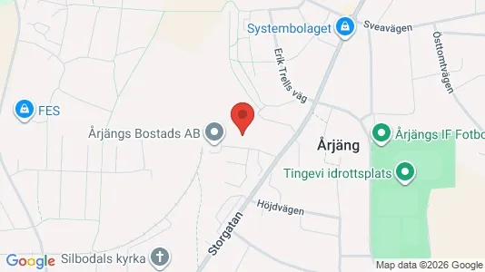 Lägenheter att hyra i Årjäng - kort over placeringen