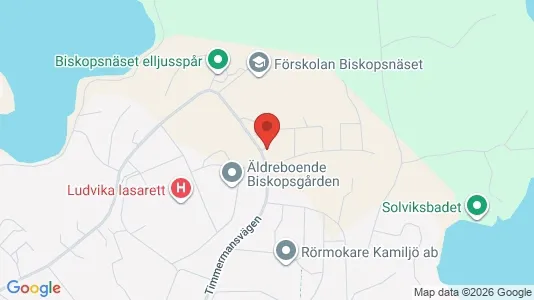 Lägenheter att hyra i Ludvika - kort over placeringen
