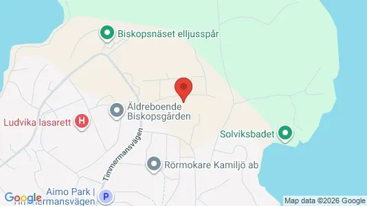Lägenheter att hyra i Ludvika - kort over placeringen