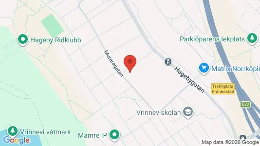 Lägenheter att hyra i Norrköping - kort over placeringen