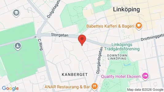 Lägenheter att hyra i Linköping - kort over placeringen