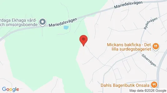 Lägenheter att hyra i Kungsbacka - kort over placeringen
