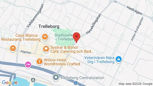 Lägenheter att hyra i Trelleborg - kort over placeringen