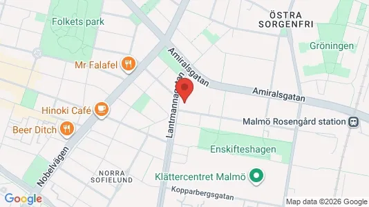 Lägenheter att hyra i Sofielund - kort over placeringen
