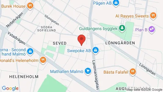 Lägenheter att hyra i Sofielund - kort over placeringen