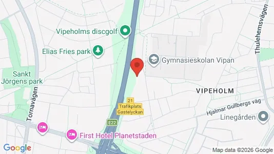 Lägenheter att hyra i Lund - kort over placeringen
