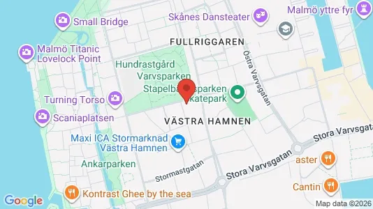Lägenheter att hyra i Malmö Centrum - kort over placeringen