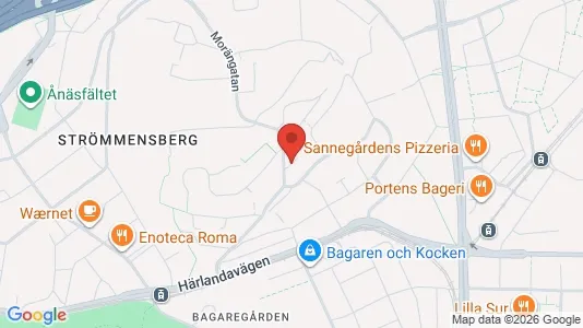 Lägenheter att hyra i Örgryte-Härlanda - kort over placeringen